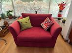 Mooie rode Love Seat, Ophalen, Tweepersoons, 75 tot 100 cm, Zo goed als nieuw