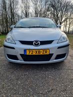 Mazda 5 1.8 2007 Grijs, Auto's, Stof, 4 cilinders, Origineel Nederlands, Bedrijf