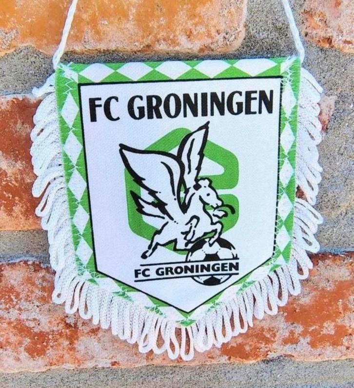 FC Groningen prachtig voetbal vaantje vaan wimpel, Verzamelen, Sportartikelen en Voetbal, Zo goed als nieuw, Vaantje of Sjaal