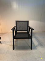 Karwei Duke webbing fauteuil - Zwart, Ophalen, Gebruikt, Hout
