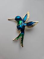 Prachtige kolibrie broche, Verzenden, Nieuw, Overige kleuren, Overige materialen
