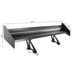 Autospoiler, enkel dek 43 inch verstelbaar, zwart, Verzenden, Nieuw