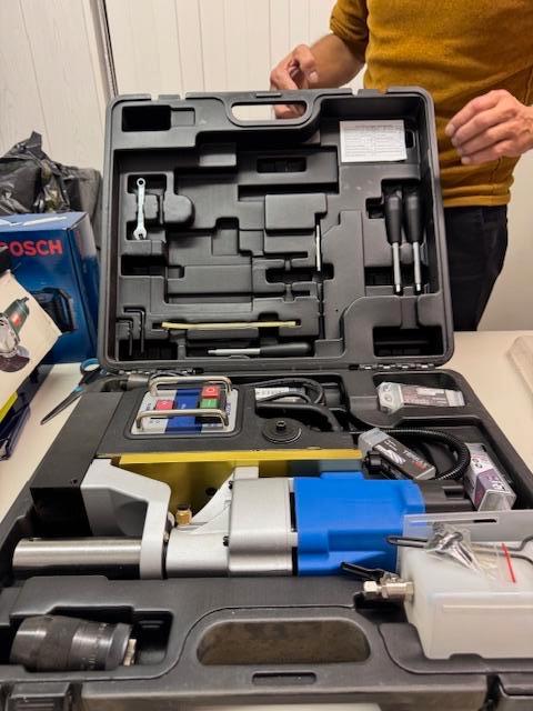 Contimac MD350N Magneet Boormachine - Nieuw!, Doe-het-zelf en Verbouw, Gereedschap | Boormachines, Nieuw, Boormachine, 600 watt of meer