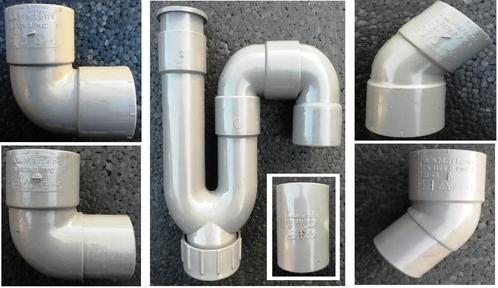 Verbindingsstukken pvc 32mm, Doe-het-zelf en Verbouw, Buizen en Afvoer, Nieuw, Bochten, Pvc, Minder dan 2 meter, 20 tot 40 mm