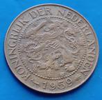 Suriname 1 cent 1959 - Juliana, Verzenden, Koningin Juliana, 1 cent, Losse munt