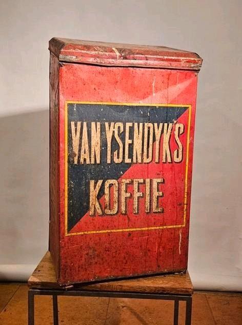 Vintage Van Ysendyks Koffie Blik, Antiek en Kunst, Curiosa en Brocante, Ophalen of Verzenden