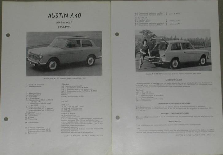 Austin, A40, 1800, MAxi Olyslagers autotechnisch handboek., Auto diversen, Handleidingen en Instructieboekjes, Ophalen of Verzenden