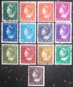 POSTZEGELS NEDERLAND WILHELMINA 1940-1947, Verzenden, T/m 1940, Gestempeld