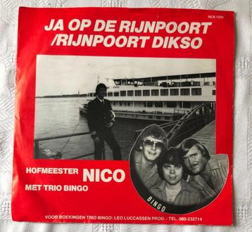 Vinyl Singeltje Hof Meester Nico + Trio Bingo beschikbaar voor biedingen