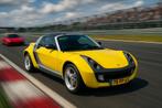 Keurige Smart Roadster 0.7 T 82PK AUT 695KG 198DKM Cabrio, Auto's, Automaat, Zwart, Cabriolet, 82 pk