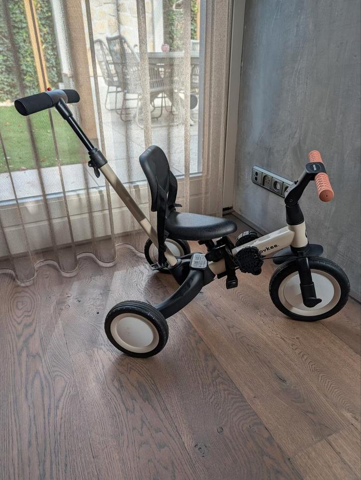 Driewieler met Duwstang - 6-in-1 Loopfiets, Fietsen en Brommers, Fietsen | Driewielers, Zo goed als nieuw, Duwstang, Ophalen