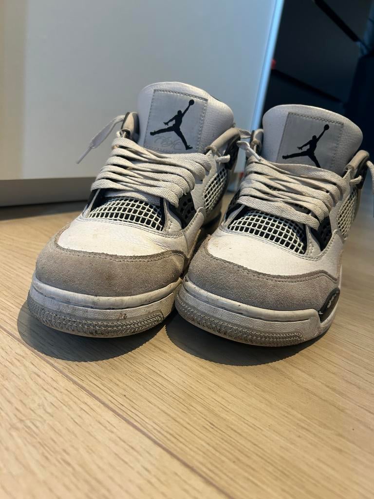 Jordan 4 Military Black - Maat 43, Kleding | Heren, Schoenen, Ophalen of Verzenden, Gedragen, Zwart, Sneakers of Gympen