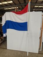 Vlaggenstok 200cm met NL vlag 100x150, Diversen, Vlaggen en Wimpels, Ophalen, Gebruikt