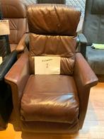 Relaxfauteuil met sta op leder, Ophalen of Verzenden, Zo goed als nieuw, 50 tot 75 cm