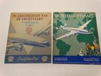 De Geschiedenis van de luchtvaart 2 x vintage plaatjesalbum, Verzenden, Gelezen, Scholte, Plaatjesalbum