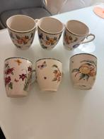 6 kopjes van Janneke Brinkman, Huis en Inrichting, Keuken | Servies, Gebruikt, Ophalen of Verzenden, Overige stijlen, Kop(pen) en/of Schotel(s)