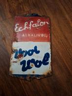 Zeer oude emaille bordje echfalon alkalivrij, Antiek en Kunst, Antiek | Emaille, Ophalen of Verzenden