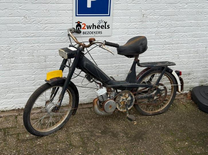Mobylette Bromfiets 1-cilinder, 2-takt, luchtgekoeld Zwart, Fietsen en Brommers, Brommers | Overige merken, Gebruikt