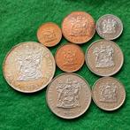 Zuid-Afrika 1978 setje van 8 munten incl. zilver rand, PROOF, Postzegels en Munten, Munten | Afrika, Setje, Zuid-Afrika, Zilver