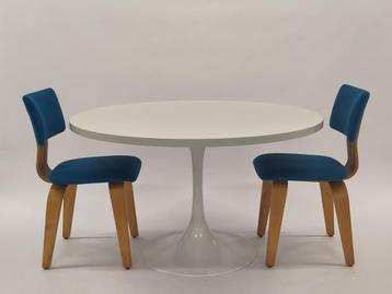 Vintage Pastoe eettafel space age tafel jaren 70 wit  beschikbaar voor biedingen