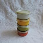 Tupperware retro bakjes groen geel wit rood vintage, Huis en Inrichting, Keuken | Tupperware, Ophalen of Verzenden, Gebruikt, Geel