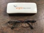 Ergra Low Vision heren bril, Ophalen of Verzenden, Zo goed als nieuw, Bril, Overige merken