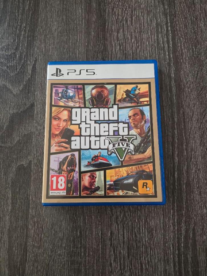 GTA V - PlayStation 5, Spelcomputers en Games, Spelcomputers | Sony PlayStation 4, Zo goed als nieuw, Original, Zonder controller