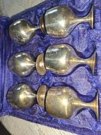 VERZILVEREN Wijnglazen Set in Originele Doos, Antiek en Kunst, Ophalen of Verzenden, Zilver