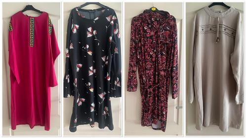 4 lange tunieken/ jurken, Kleding | Dames, Dames-kledingpakketten, Zo goed als nieuw, Maat 42/44 (L), Ophalen of Verzenden