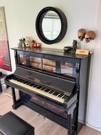 Werkende upright show piano G. L. Nagel, Muziek en Instrumenten, Ophalen, Gebruikt, Zwart, Piano