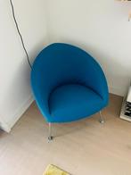 Artifort fauteuil Hanna stof blauw, Huis en Inrichting, Fauteuils, Ophalen, Modern design, 75 tot 100 cm, Zo goed als nieuw