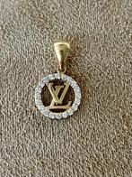 Gouden louisVuitton hanger, Ophalen of Verzenden, Nieuw, Rond