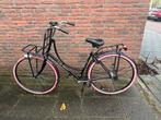 Old Dutch omafiets met rekje en roze banden, Fietsen en Brommers, Ophalen, Zo goed als nieuw