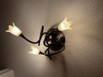 2 plafond lampen  - plafonnieres, Ophalen of Verzenden, Gebruikt, Glas