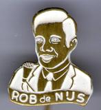 Rob de Nijs wit op koper zanger speldje ( S_145 ), Verzenden, Nieuw, Figuurtje, Speldje of Pin