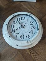 Mooie grote wandklok - Zo goed als nieuw!, Ophalen of Verzenden, Zo goed als nieuw, Analoog, Wandklok