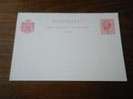 Suriname - Briefkaart 2 1/2 c + betaald antwoord -Willem III, Postzegels en Munten, Ophalen of Verzenden
