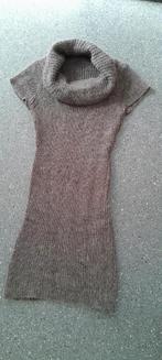 Jurk wollen gebreid ~ dames winter col, Ophalen of Verzenden, Zo goed als nieuw, Maat 38/40 (M), Bruin