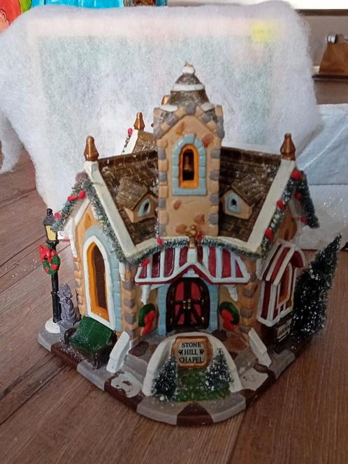 Kerstdorp kerk., Diversen, Kerst, Gebruikt, Ophalen