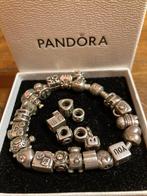 Pandora armband, Sieraden, Tassen en Uiterlijk, Armbanden, Zo goed als nieuw, Zilver, Zilver, Ophalen