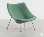 Pierre Paulin Oyster fauteuil + hocker Artifort jaren 60, Huis en Inrichting, Fauteuils, Ophalen, Gebruikt, Minder dan 75 cm, Metaal