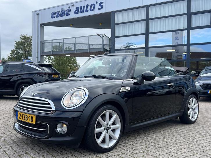 MINI Cabrio 1.6 Cooper Highgate Navigatie Sportstoelen Leer, Auto's, Mini, Bedrijf, Te koop, Cabrio, ABS, Airbags, Airconditioning