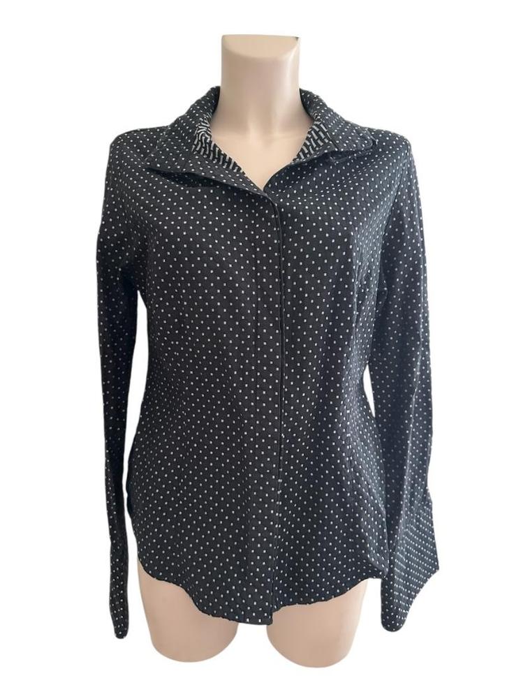 Erny van Reijmersdal blouse L, Kleding | Dames, Blouses en Tunieken, Zo goed als nieuw, Maat 42/44 (L), Zwart, Ophalen of Verzenden