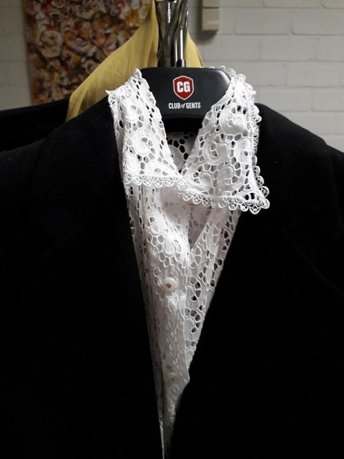 Oude Tailleurs.mooi met kanten bloesje, Antiek en Kunst, Antiek | Kleding en Accessoires, Ophalen of Verzenden