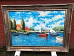 mooi schilderij met lijst van monet, Ophalen