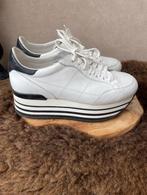 Hogan wit leren plateau boots - koopje !!!, Verzenden, Wit, Hogan, Zo goed als nieuw