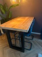 Hoge tafel met 6 barkrukken, Ophalen, Gebruikt