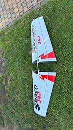 Rc vliegtuig ,vleugels , Sbach 342 , 75cm, Ophalen, Gebruikt, Benzine