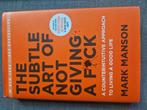 Mark Manson - The Subtle Art of Not Giving a F*ck, Ophalen of Verzenden, Zo goed als nieuw, Mark Manson