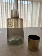 Smoke Grey Vaas - Gerecycled Glas, Overige kleuren, Ophalen of Verzenden, Minder dan 50 cm, Glas